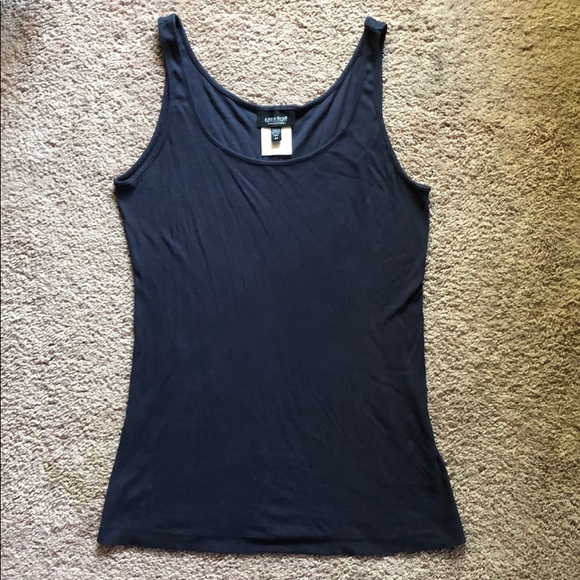 A Pea in the Pod Tops - Navy Blue Maternity Tank